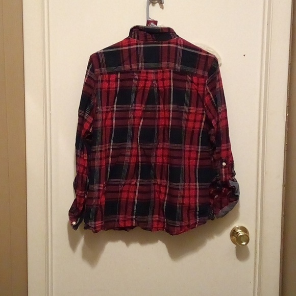 Tommy Hilfiger Plaid Long Sleeve Button Down Shirt - Size XL - Picture 7 of 8